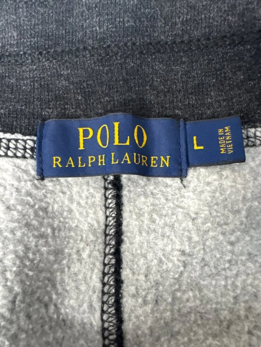 Polo Ralph Lauren Mens Charcoal Gray Lounge Pants Drawstring Waist L